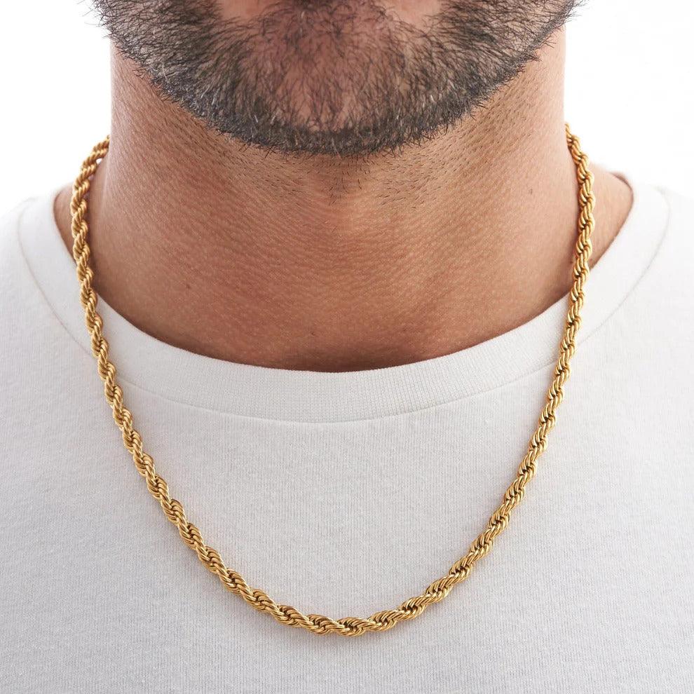 18k Gold Rope Chain