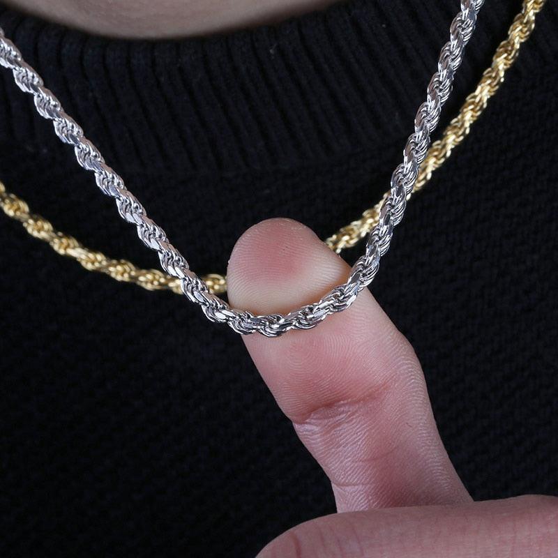 925 Sterling Silver Rope Chain