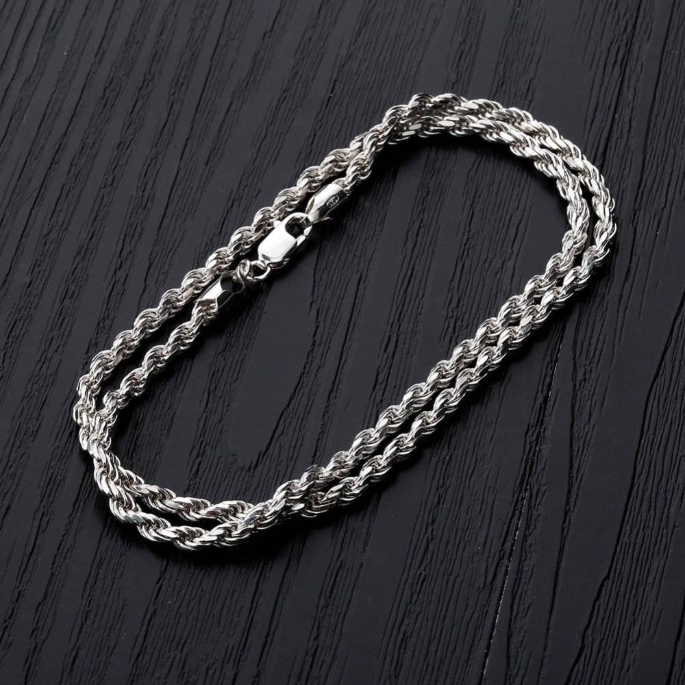 925 Sterling Silver Rope Chain