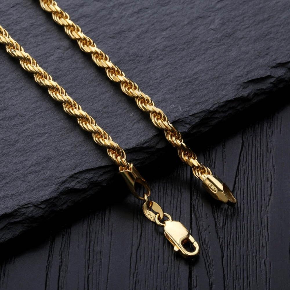 925 Sterling Silver Rope Chain