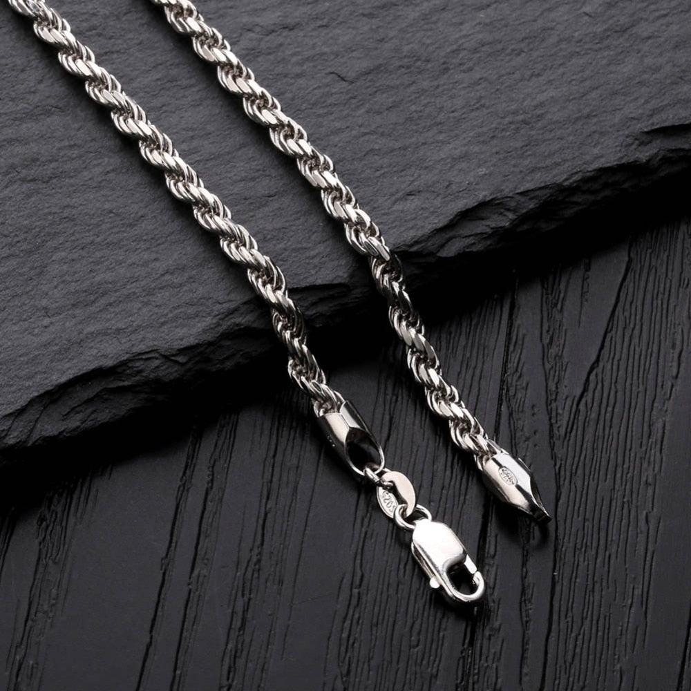 925 Sterling Silver Rope Chain
