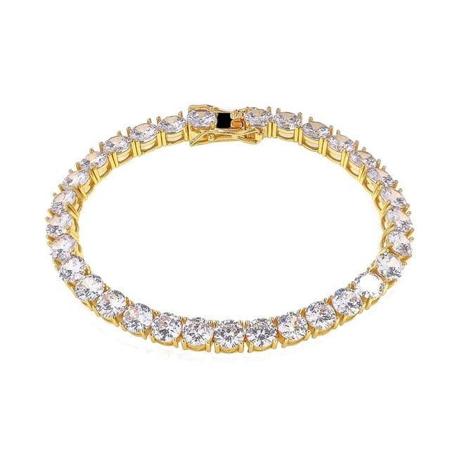 4mm Round Cut Tennis Bracelet