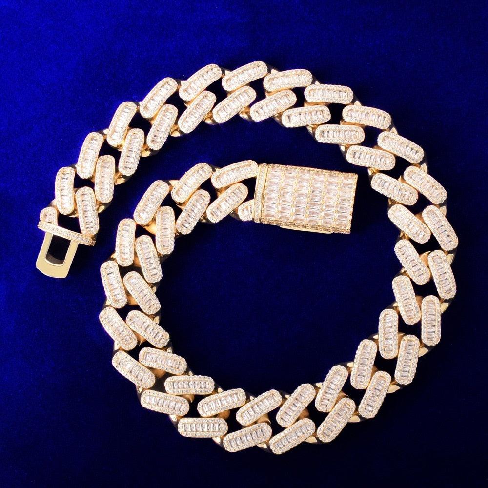 20mm Baguette Cuban Chain