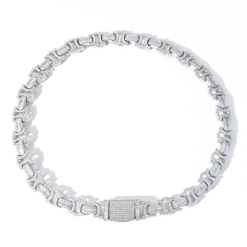 13mm Diamond Byzantine Chain