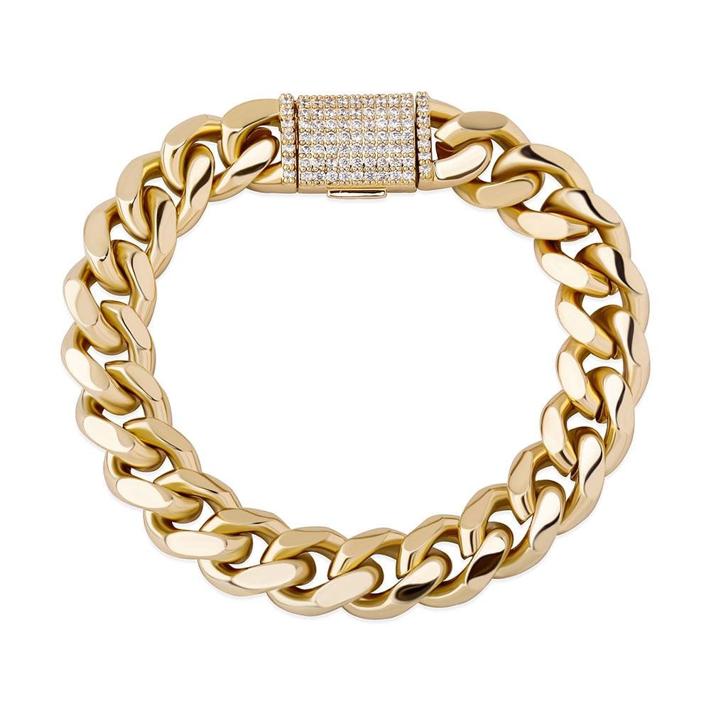 12mm Miami Cuban Link Bracelet