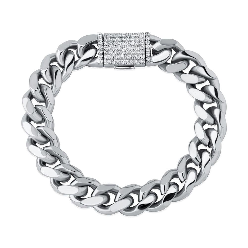 12mm Miami Cuban Link Bracelet
